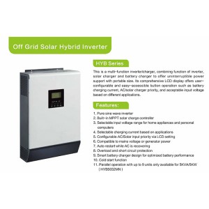 MPPT 3kw 5kw 5.5kw All in one solar hybrid inverter