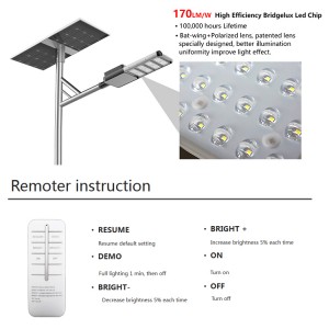 30w-120w All In Two Solar Street Light