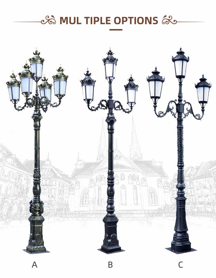 Garden clearance lamp pole